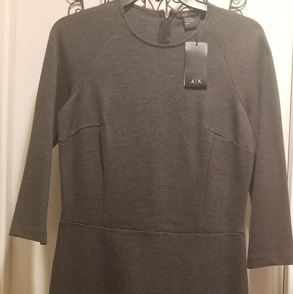 A/X Armani Exchange Bodycon w/Trumpet Hem Sz M